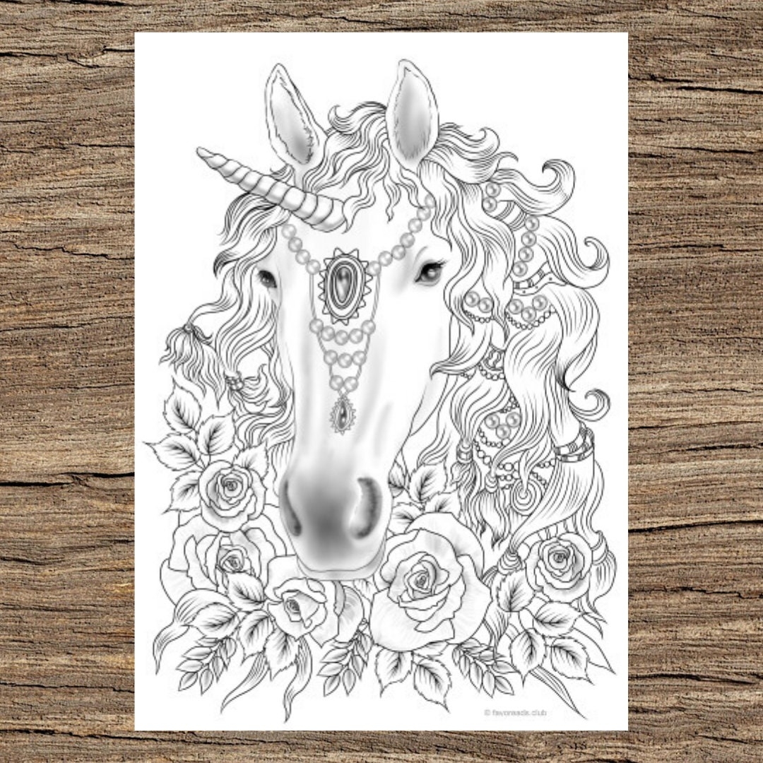 Unicorn Printable Adult Coloring Page From Favoreads coloring Book Pages For Adults And Kids Coloring Sheets Coloring Designs Etsy Unicorn Printable Adult Coloring Page From Favoreads coloring Book Pages For Adults And Kids Coloring Sheets Coloring Designs Etsy