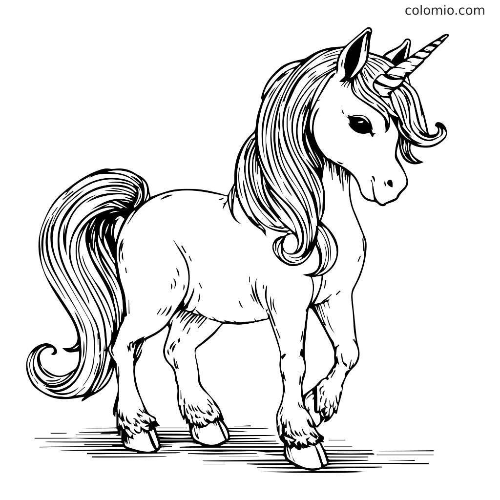 cute unicorn coloring page cute unicorn coloring page