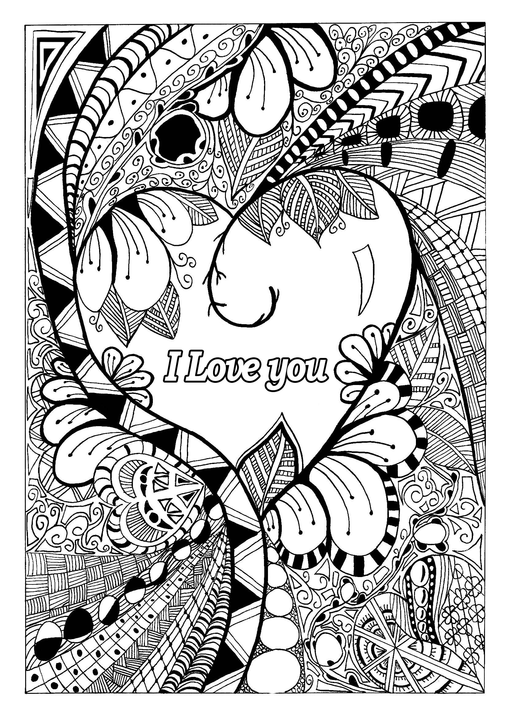 Valentine S Day 1 Valentine s Day Coloring Pages For Adults
