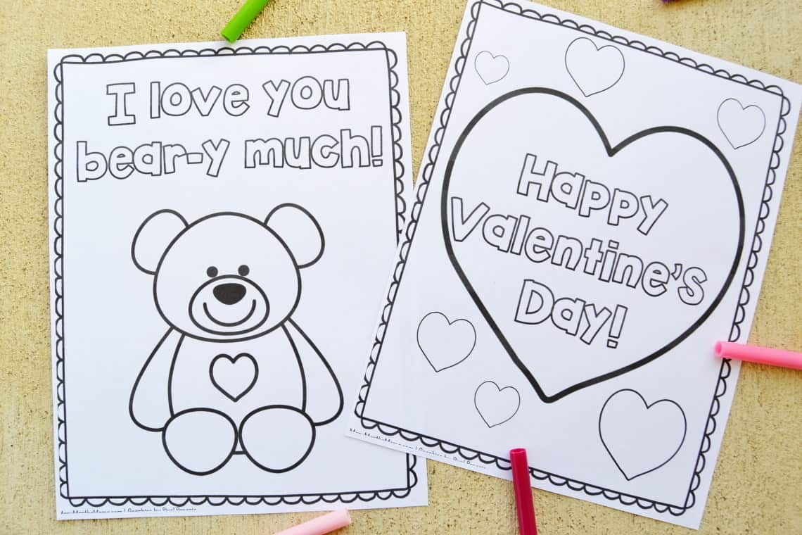 Valentine s Day Coloring Pages Mary Martha Mama Valentine s Day Coloring Pages Mary Martha Mama
