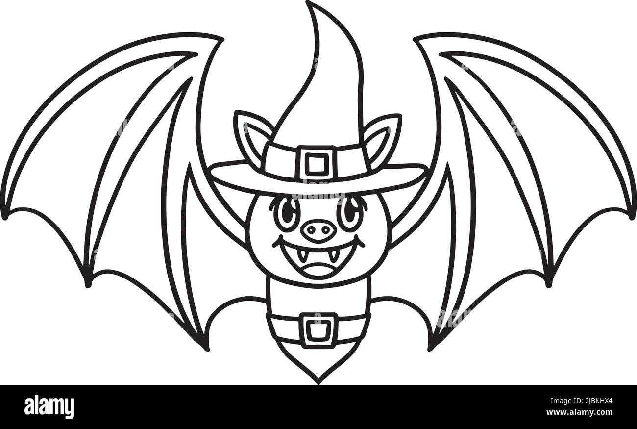 Vampire Bat Halloween Isolated Coloring Page Stock Vector Image Art Alamy Vampire Bat Halloween Isolated Coloring Page Stock Vector Image Art Alamy