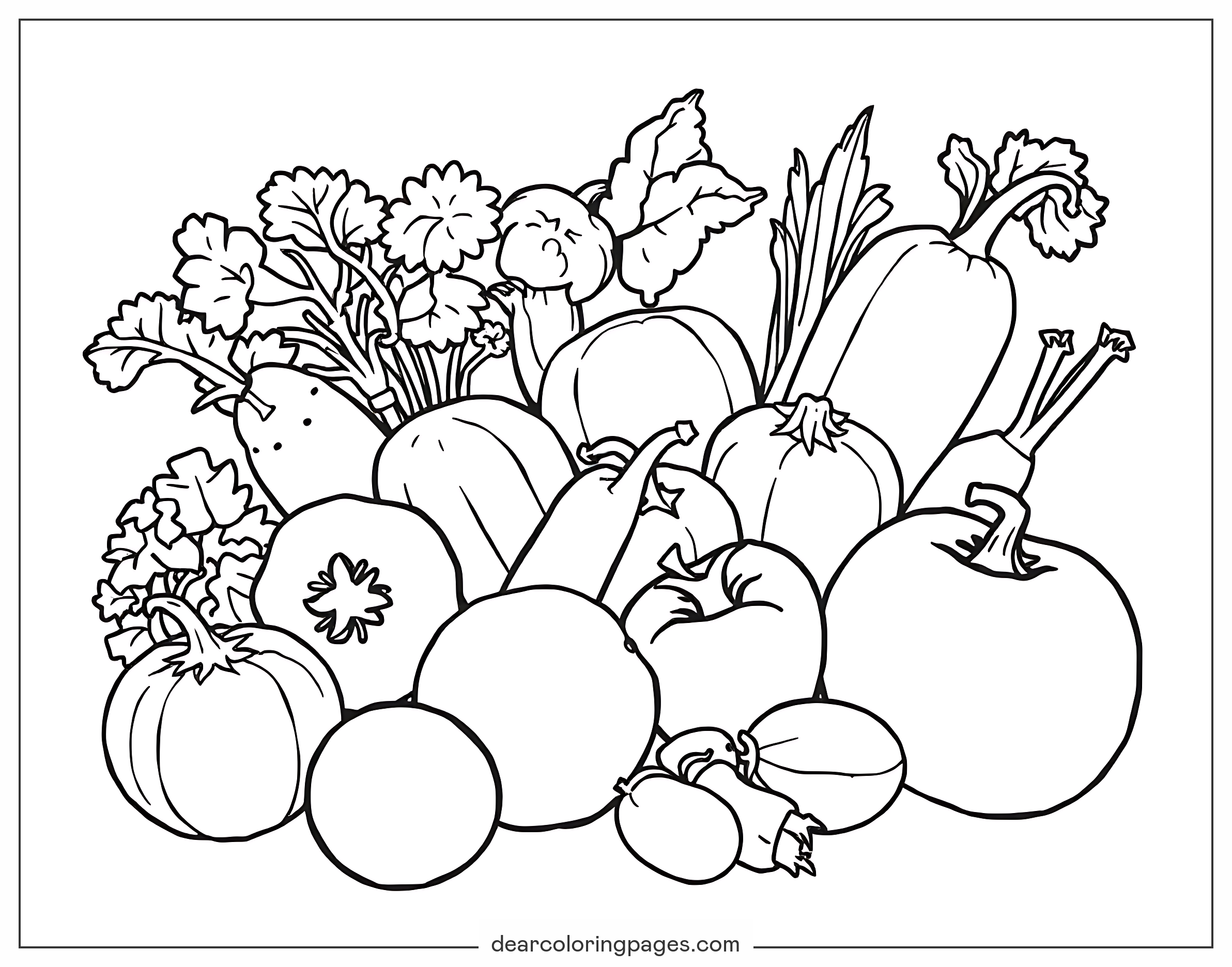 Vegetables Coloring Pages 20 Free Printable Coloring Pages Vegetables Coloring Pages 20 Free Printable Coloring Pages