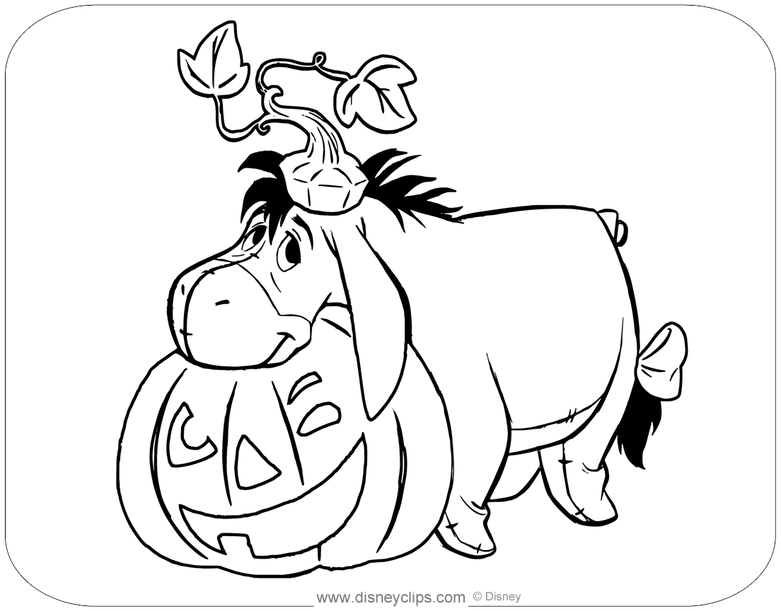 Winnie The Pooh Halloween Coloring Pages Disney Halloween Fun Winnie The Pooh Halloween Coloring Pages Disney Halloween Fun