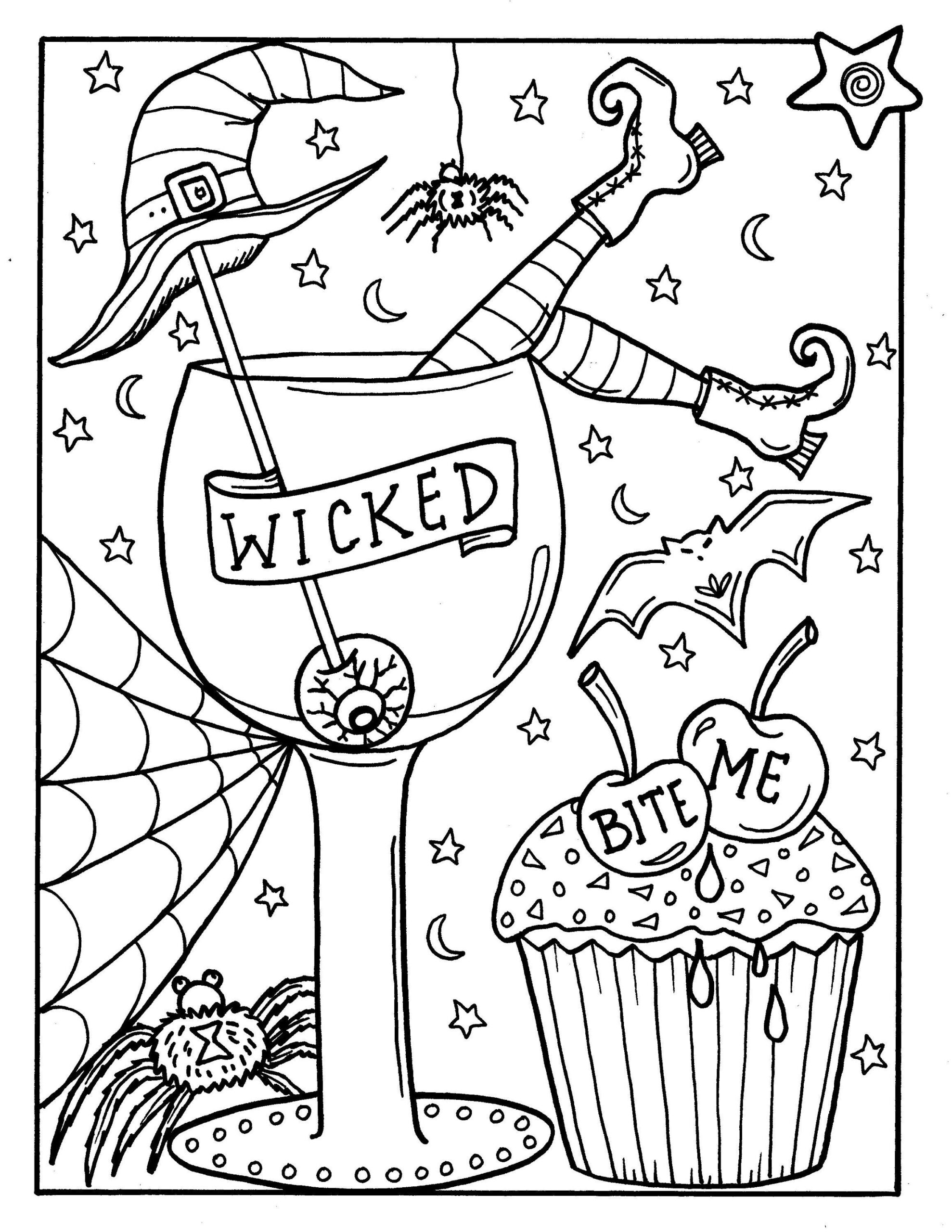 Witchy Drunken Halloween Fun Digital Download Instant Printable Halloween Printables Fun Adult Coloring Etsy Witchy Drunken Halloween Fun Digital Download Instant Printable Halloween Printables Fun Adult Coloring Etsy