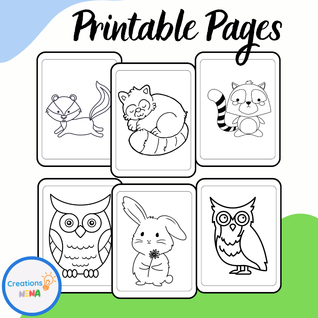 Woodland Animals Coloring Pages Made By Teachers Woodland Animals Coloring Pages Made By Teachers