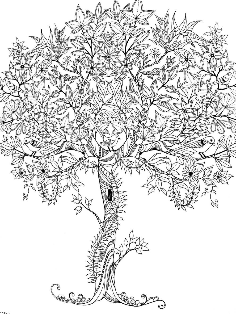 10 Trees Coloring Pages Ideas To Save Today Tree Coloring Page Coloring Pages Adult Coloring Pages And More