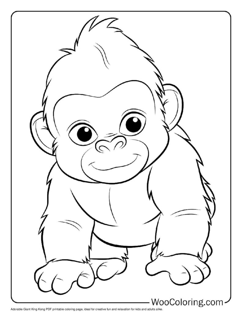 king kong color pages king kong color pages