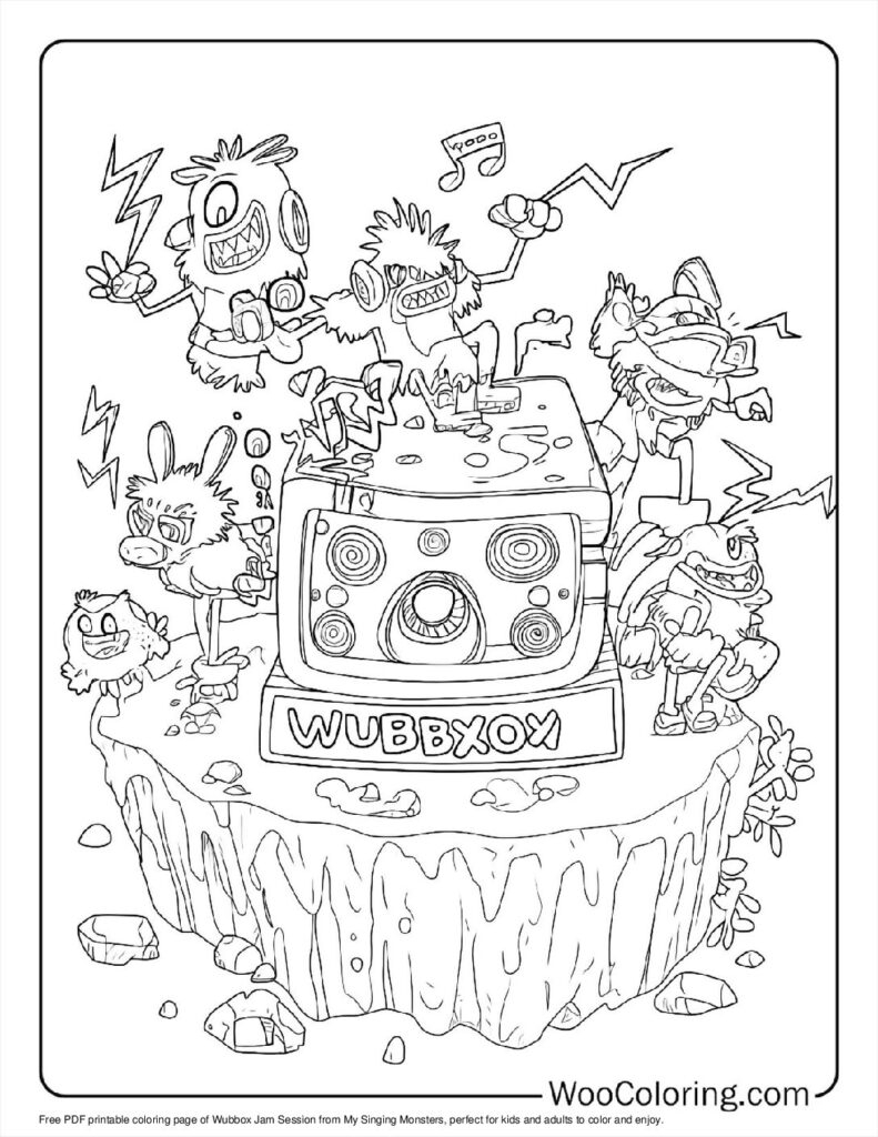 100 My Singing Monsters Coloring Pages Free PDF To Print Woo Coloring 100 My Singing Monsters Coloring Pages Free PDF To Print Woo Coloring