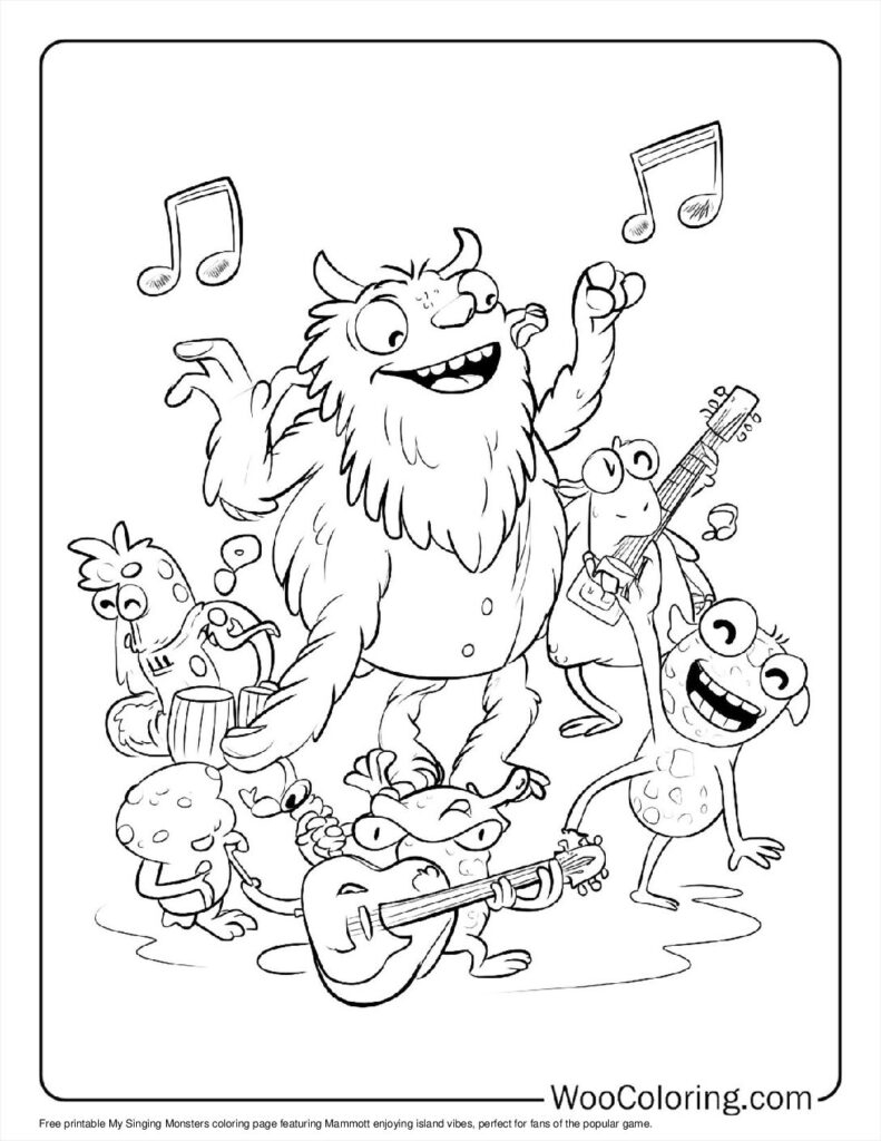 100 My Singing Monsters Coloring Pages Free PDF To Print Woo Coloring 100 My Singing Monsters Coloring Pages Free PDF To Print Woo Coloring