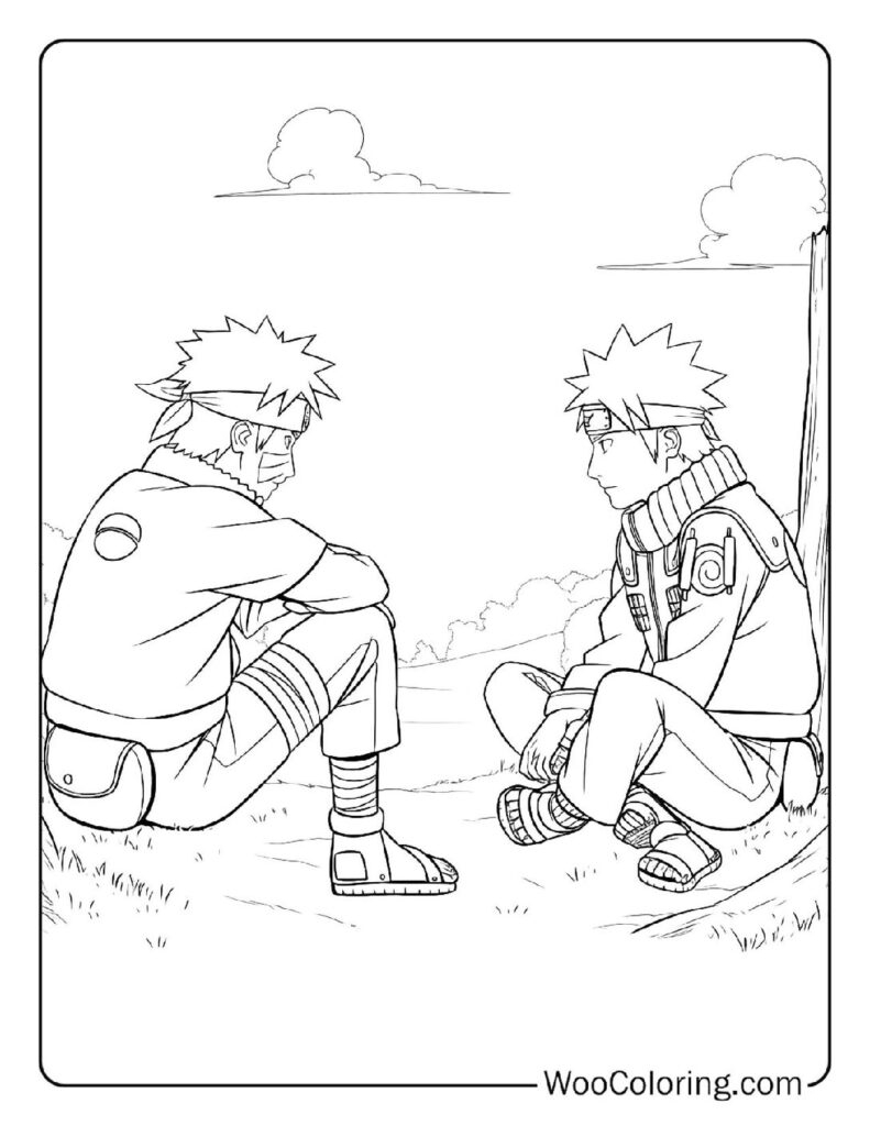 coloring pages of naruto