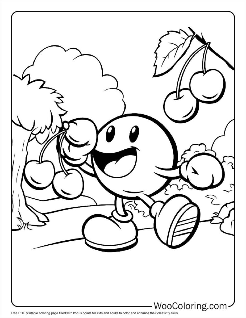 100 Pac Man Coloring Pages Free PDF To Print Woo Coloring
