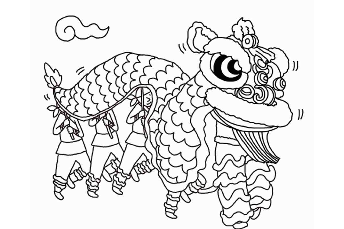 lunar new year coloring pages