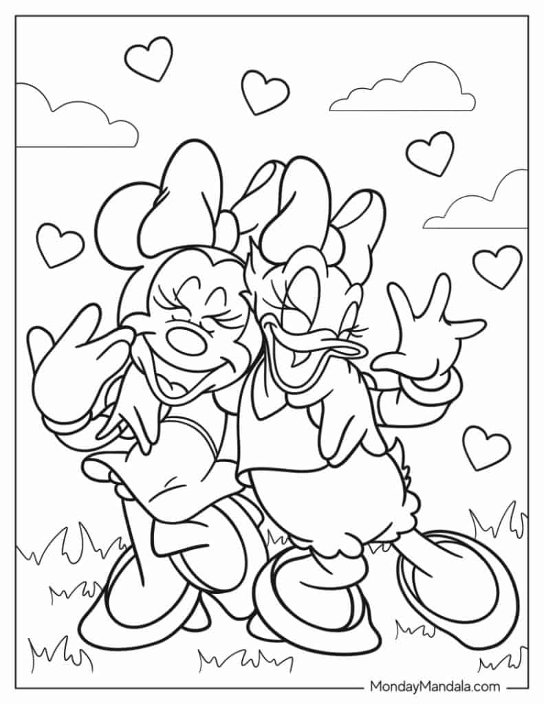 18 Daisy Duck Coloring Pages Free PDF Printables 