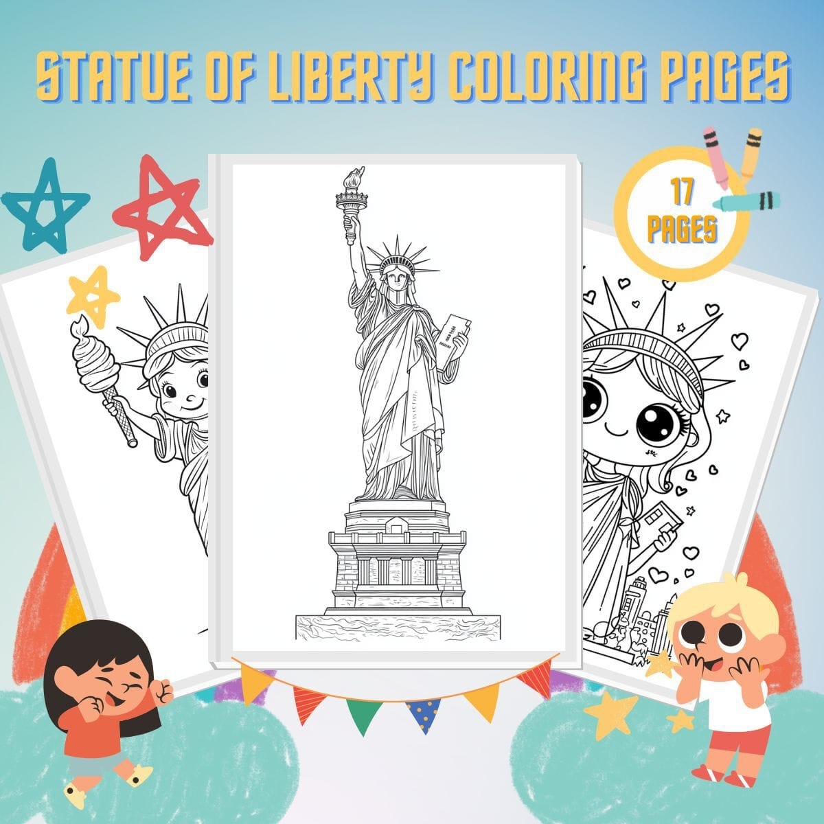 18 Statue Of Liberty Coloring Pages Download Print Color Online
