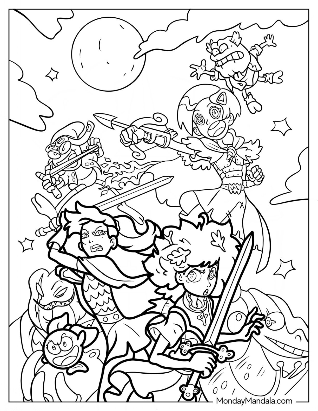 20 Amphibia Coloring Pages Free PDF Printables 