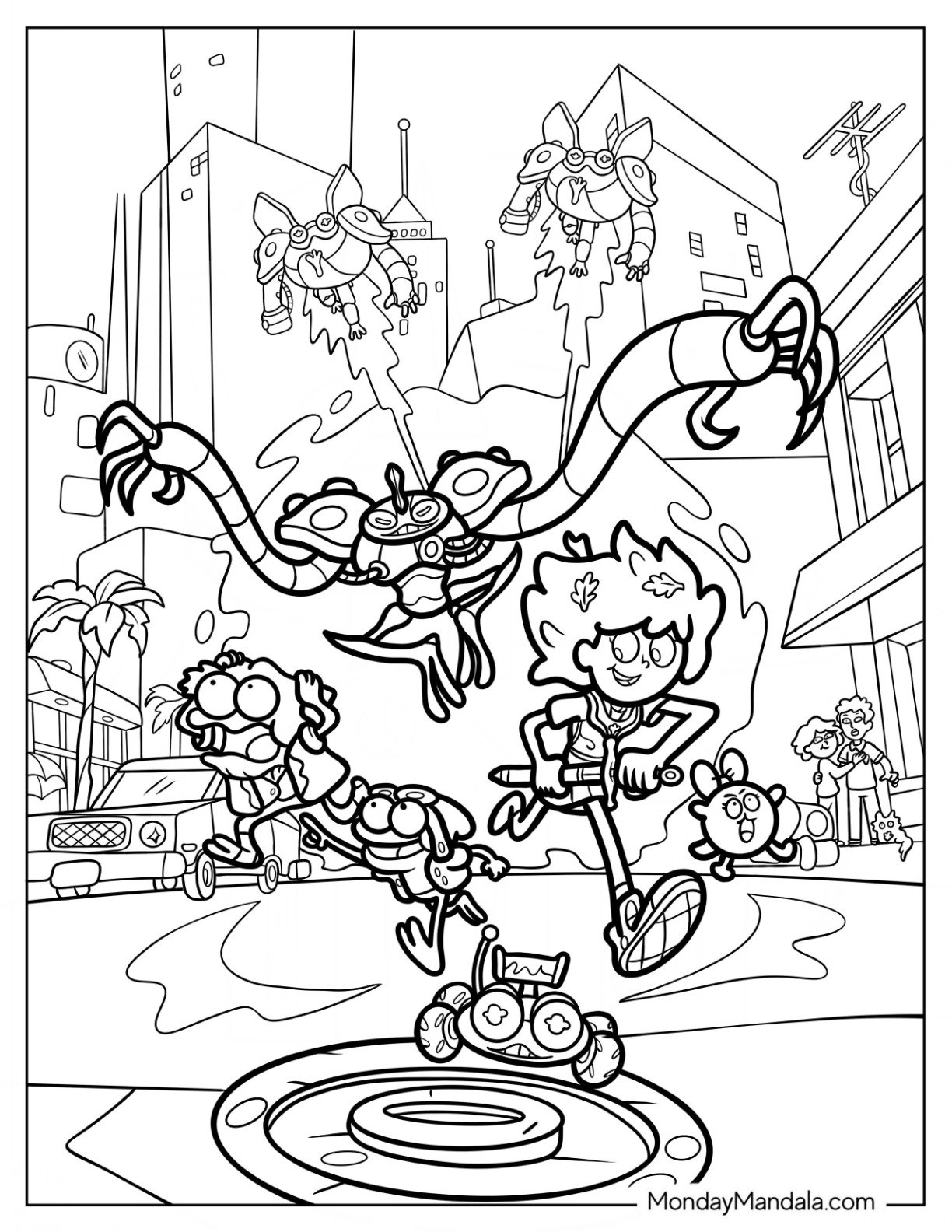 20 Amphibia Coloring Pages Free PDF Printables 
