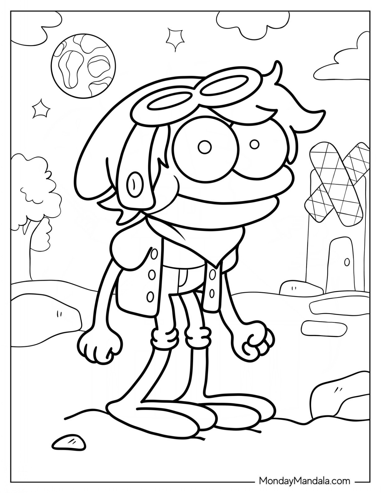 20 Amphibia Coloring Pages Free PDF Printables