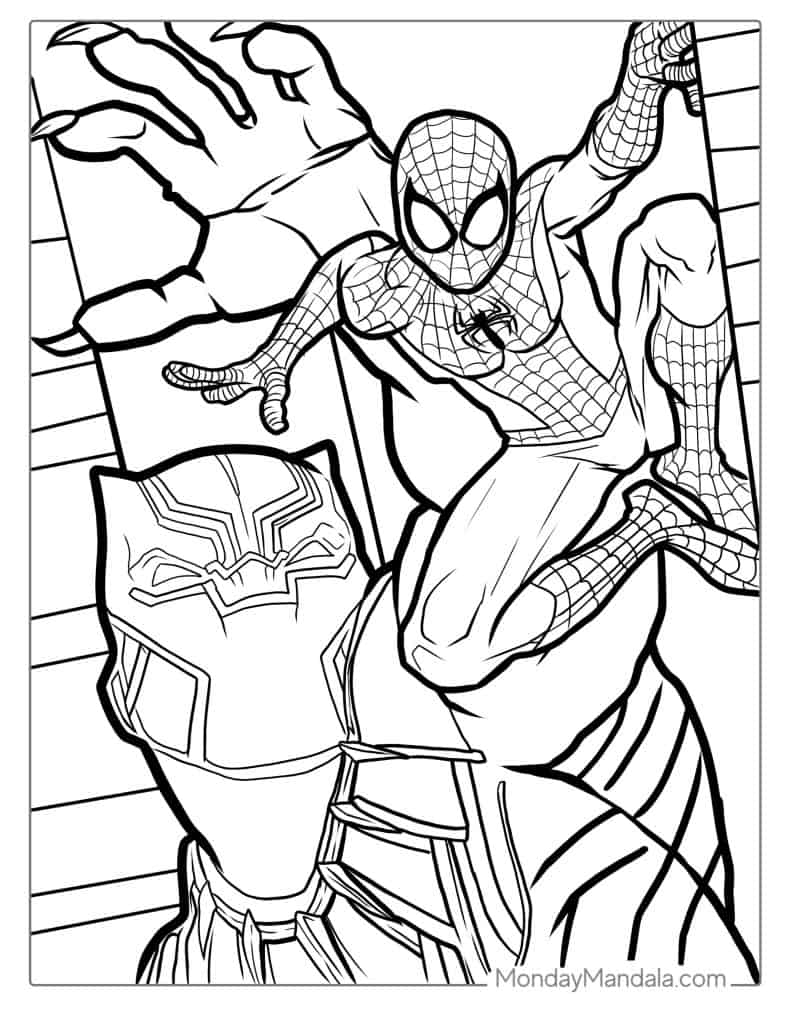 20 Black Panther Coloring Pages Free PDF Printables 