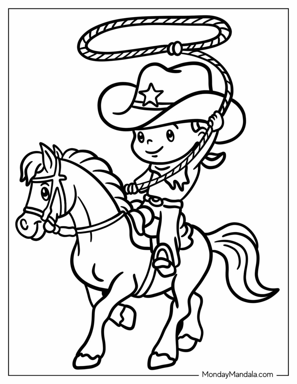 20 Cowboy Coloring Pages Free PDF Printables 20 Cowboy Coloring Pages Free PDF Printables