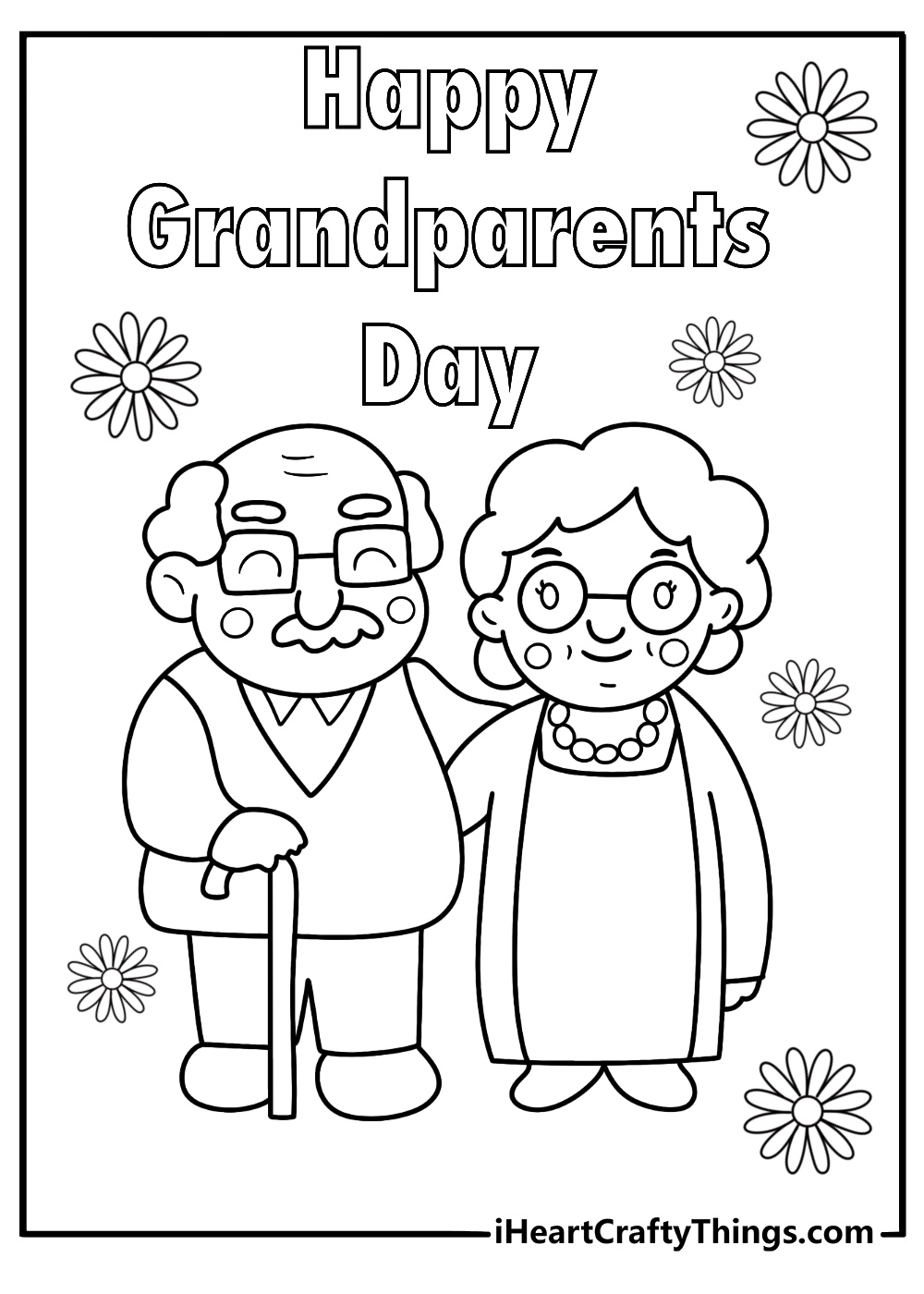 20 Free Grandparents Day Coloring Pages For Kids