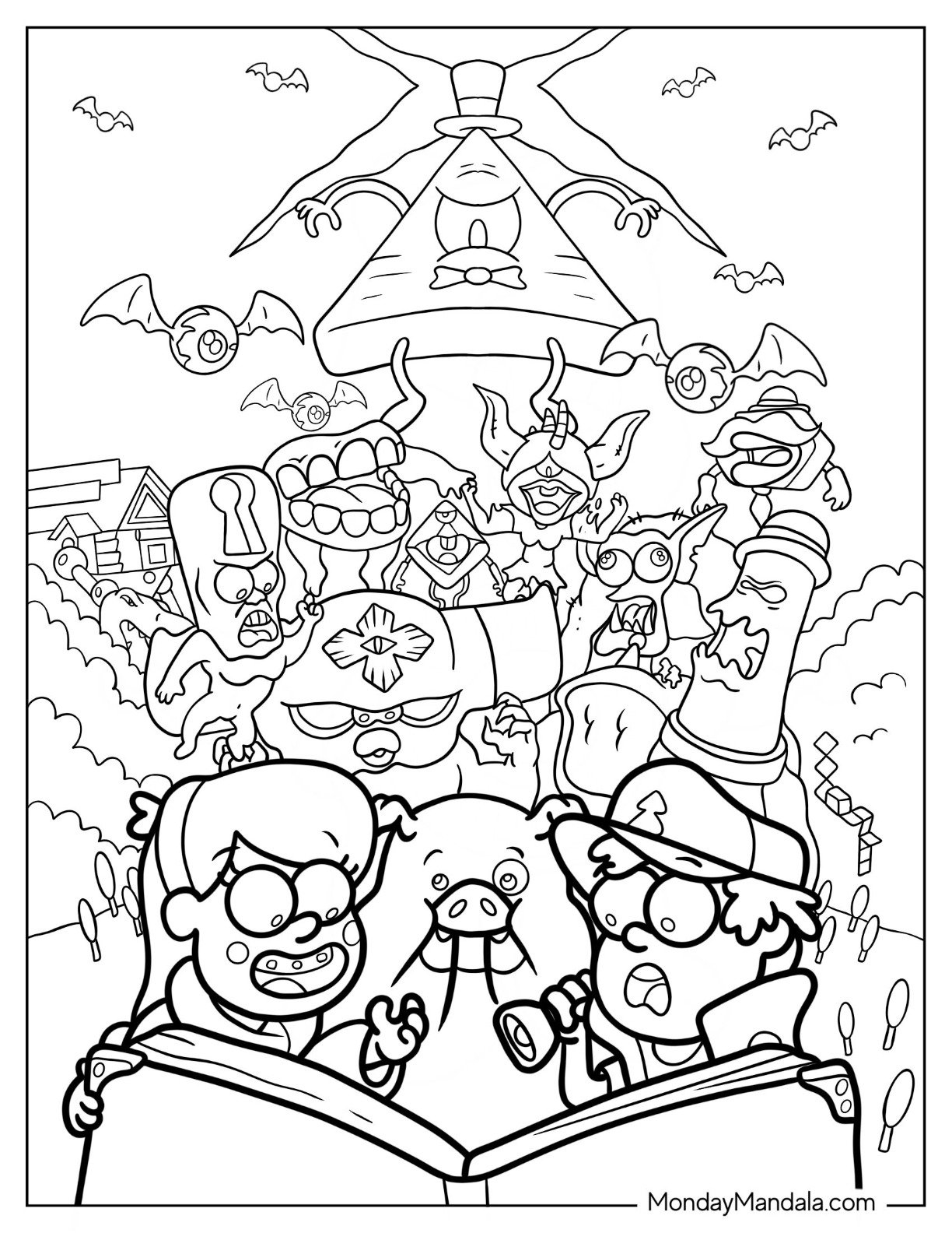 20 Gravity Falls Coloring Pages Free PDF Printables 20 Gravity Falls Coloring Pages Free PDF Printables