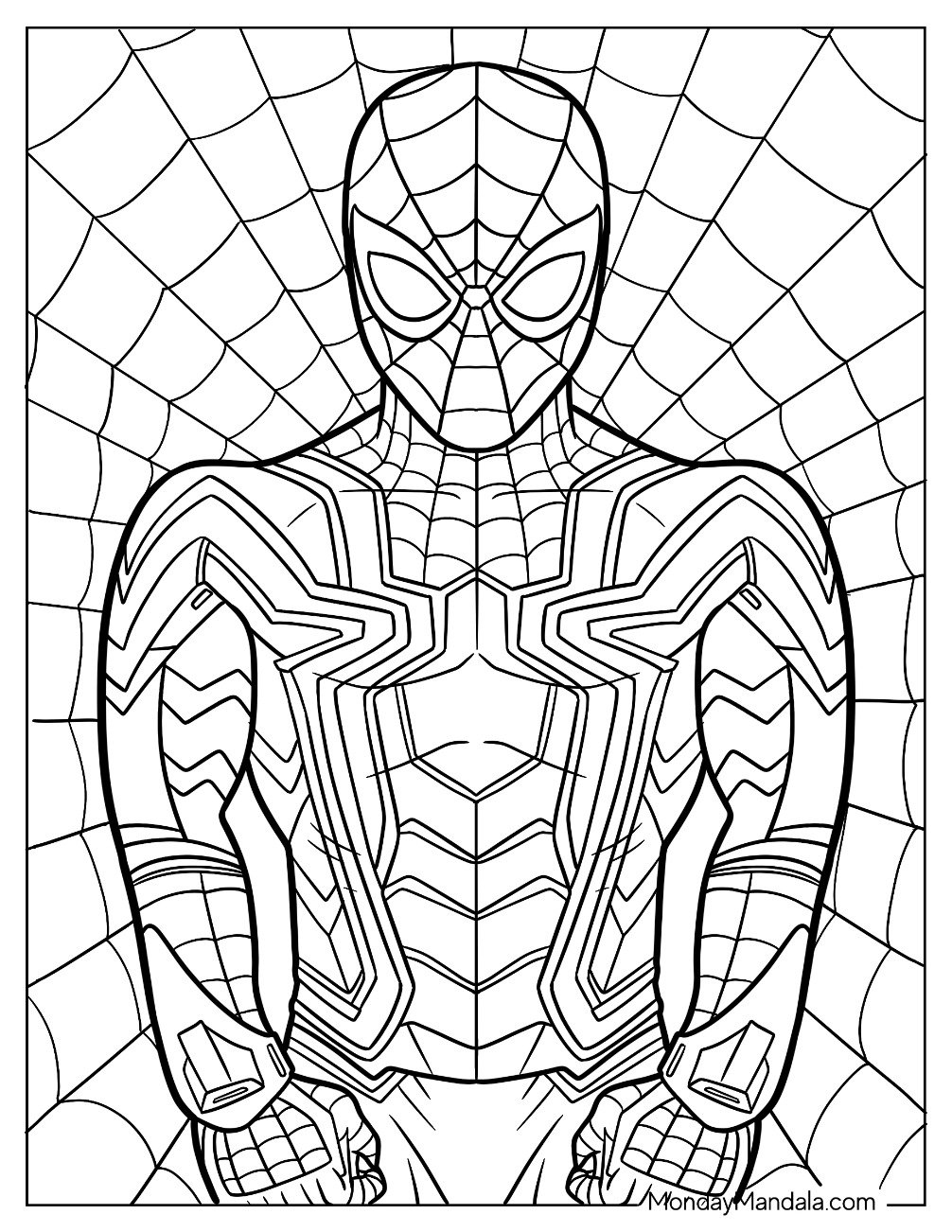 20 Iron Spider Coloring Pages Free PDF Printables 20 Iron Spider Coloring Pages Free PDF Printables