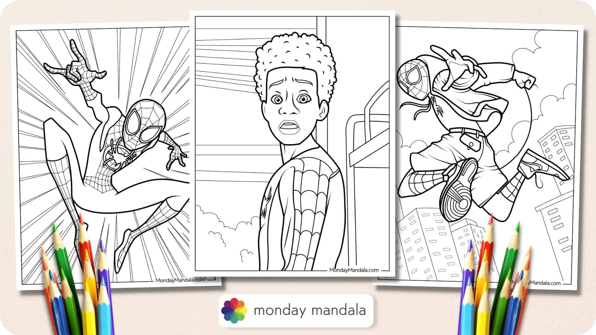 miles morales coloring pages miles morales coloring pages