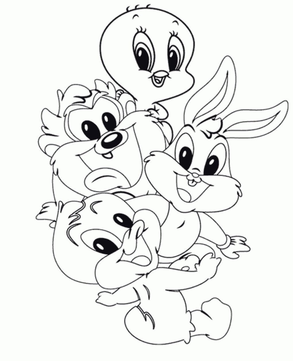 20 Page Looney Tunes Coloring Book Etsy 20 Page Looney Tunes Coloring Book Etsy