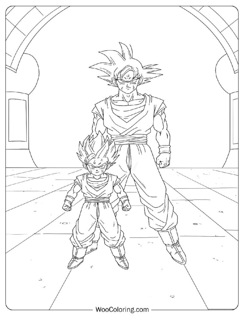 22 Goku Coloring Pages Free PDF To Print Woo Coloring