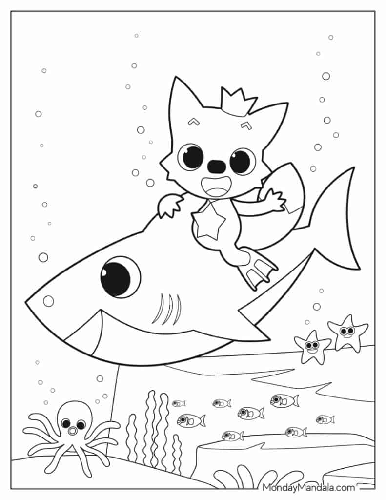 24 Baby Shark Coloring Pages Free PDF Printables 24 Baby Shark Coloring Pages Free PDF Printables