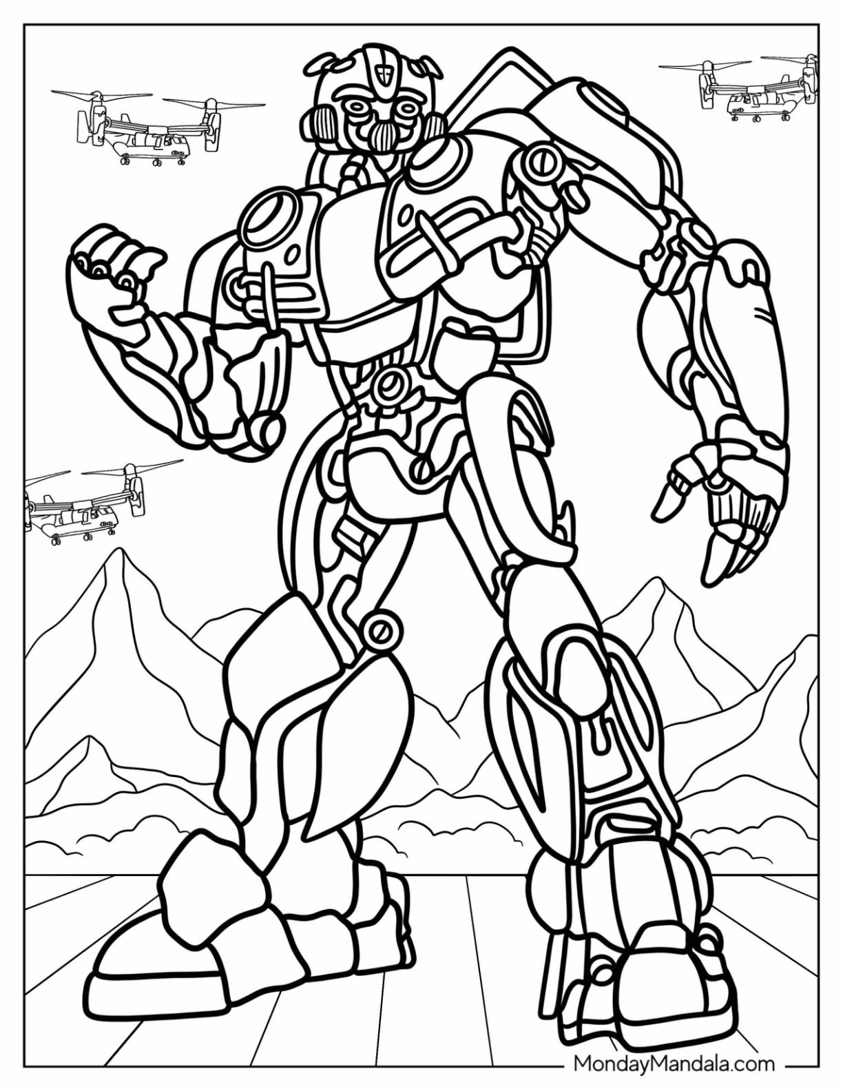 24 Bumblebee Coloring Pages Free PDF Printables 