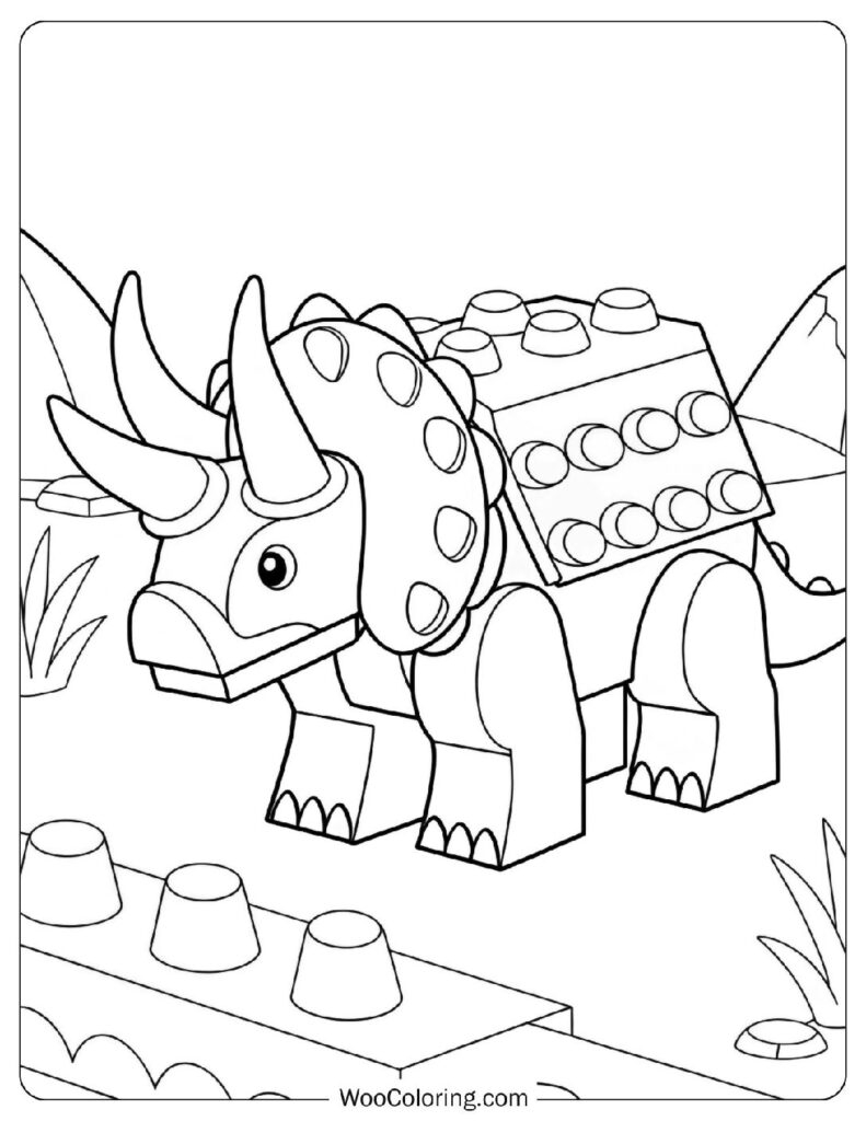 24 Triceratops Coloring Pages Free PDF To Print Woo Coloring