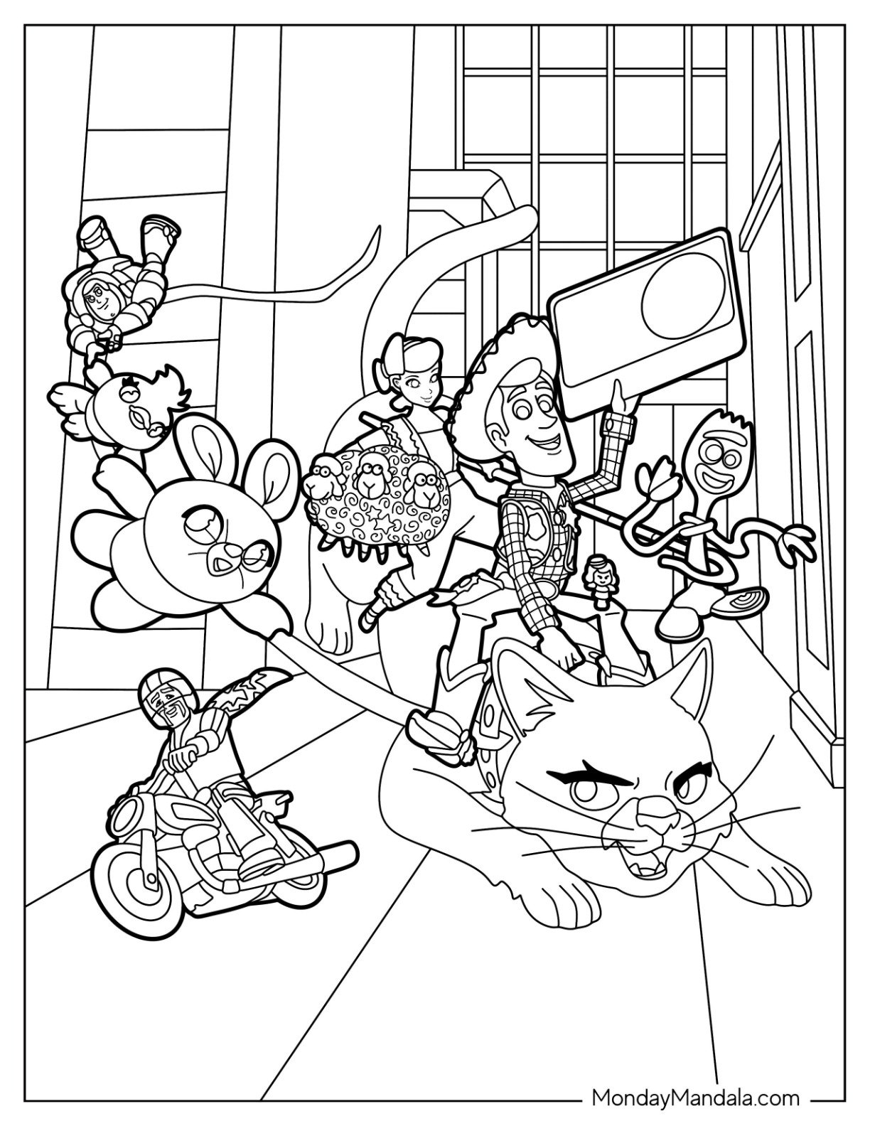 24 Woody Coloring Pages Free PDF Printables 