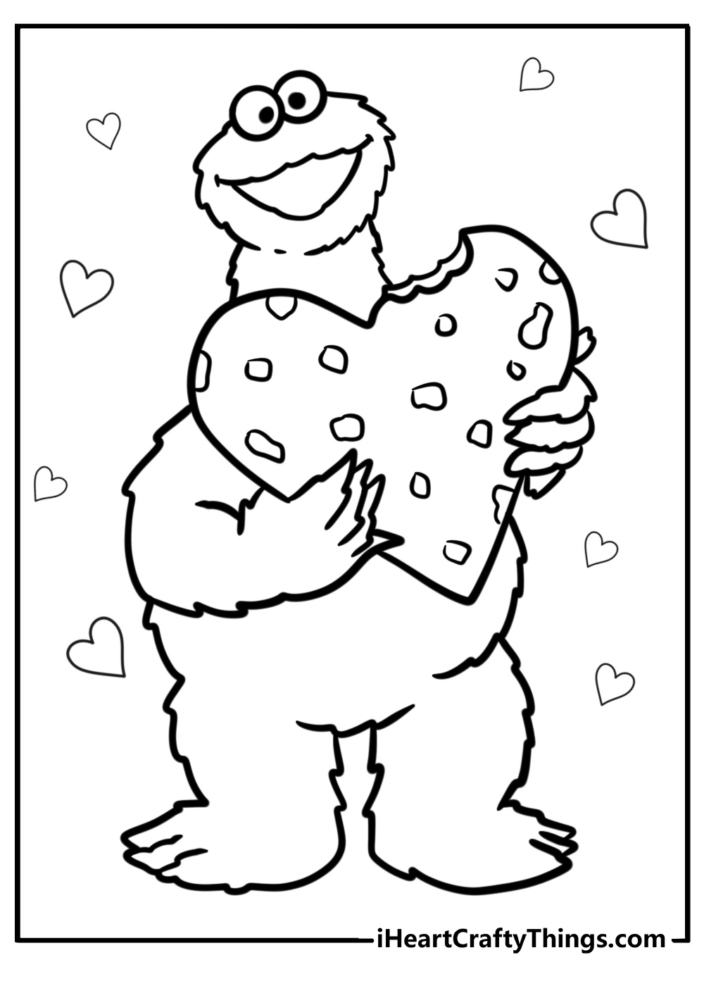 25 Cookie Monster Coloring Pages Free Printable PDF 25 Cookie Monster Coloring Pages Free Printable PDF