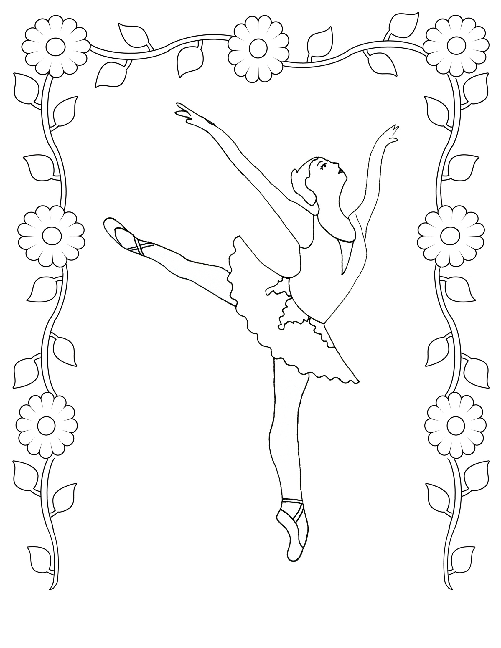 25 Free Ballerina Coloring Pages You Can Print From Home 25 Free Ballerina Coloring Pages You Can Print From Home