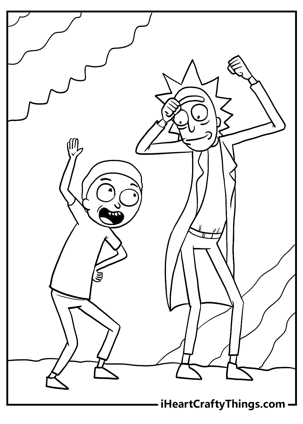 25 Rick And Morty Coloring Pages 100 Free PDF Printables 25 Rick And Morty Coloring Pages 100 Free PDF Printables