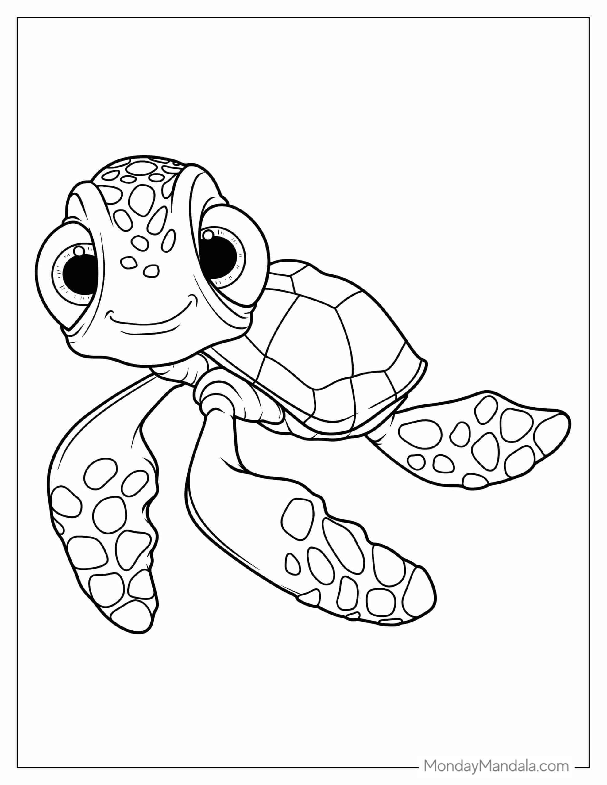finding nemo color pages