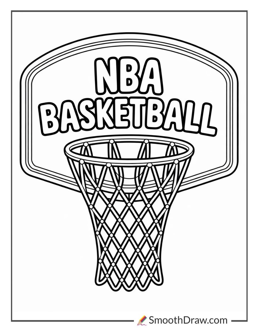 basketball coloring pages nba