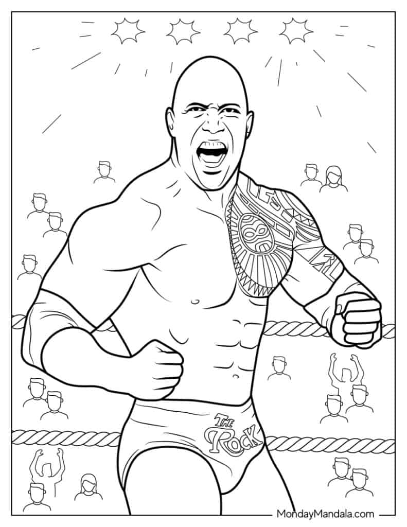 wwe superstars coloring pages wwe superstars coloring pages
