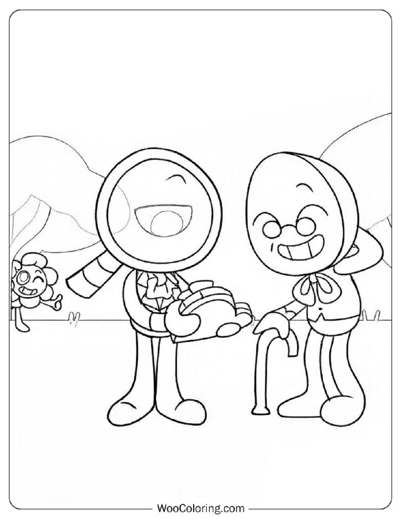 dandys world coloring pages