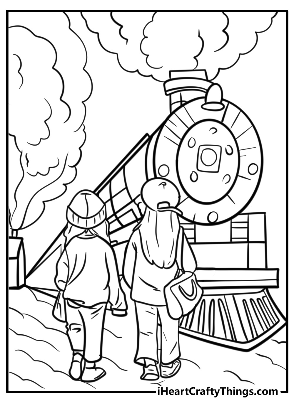 30 Free Polar Express Coloring Pages Printable PDF Sheets 