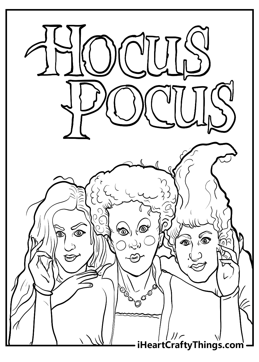 30 Hocus Pocus Coloring Pages Free To Print Donwload 
