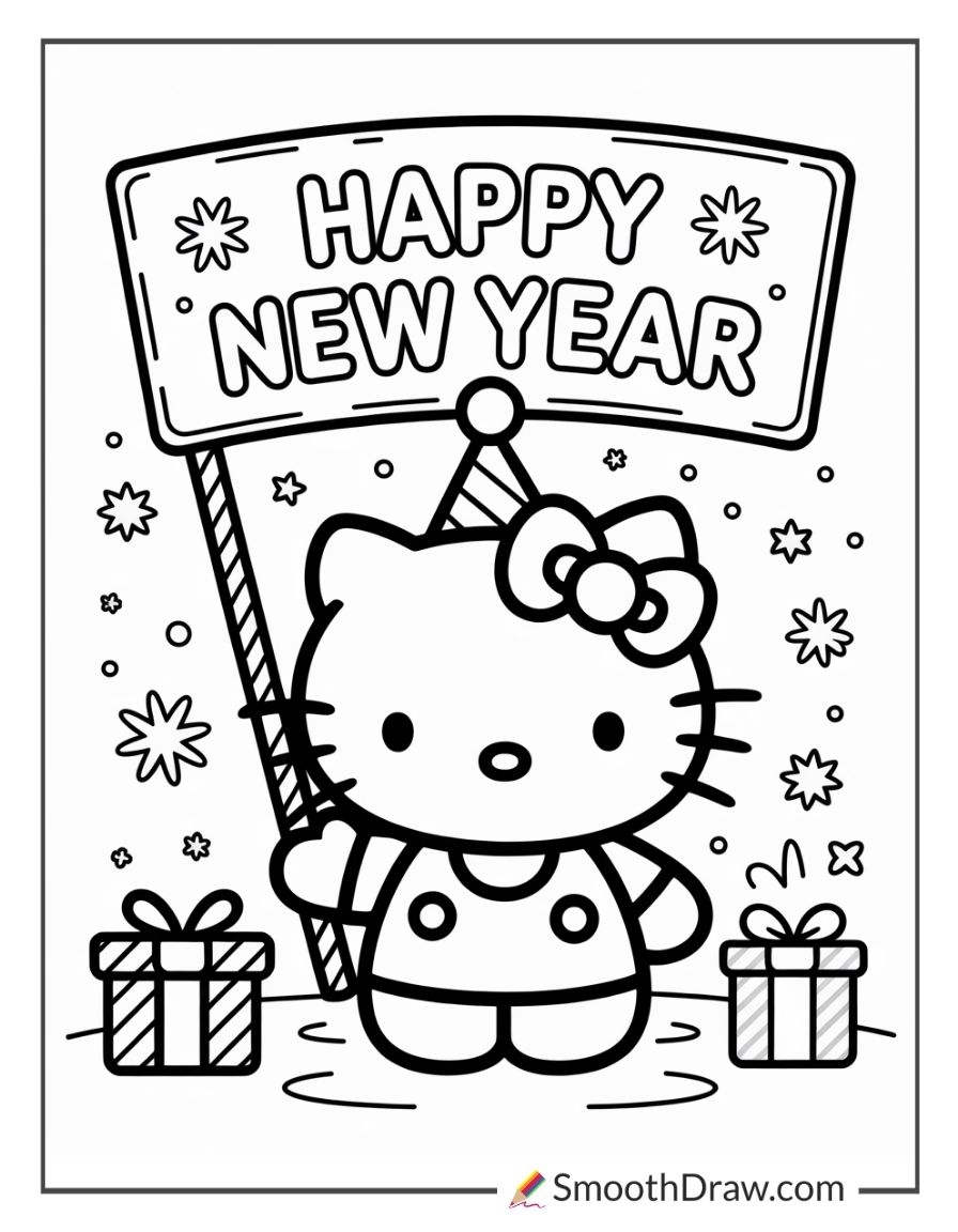 33 New Years Coloring Pages Smooth Draw 33 New Years Coloring Pages Smooth Draw