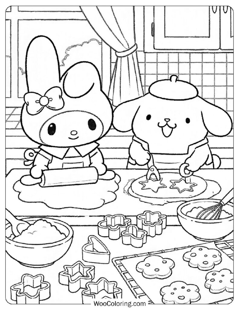 my melody coloring pages