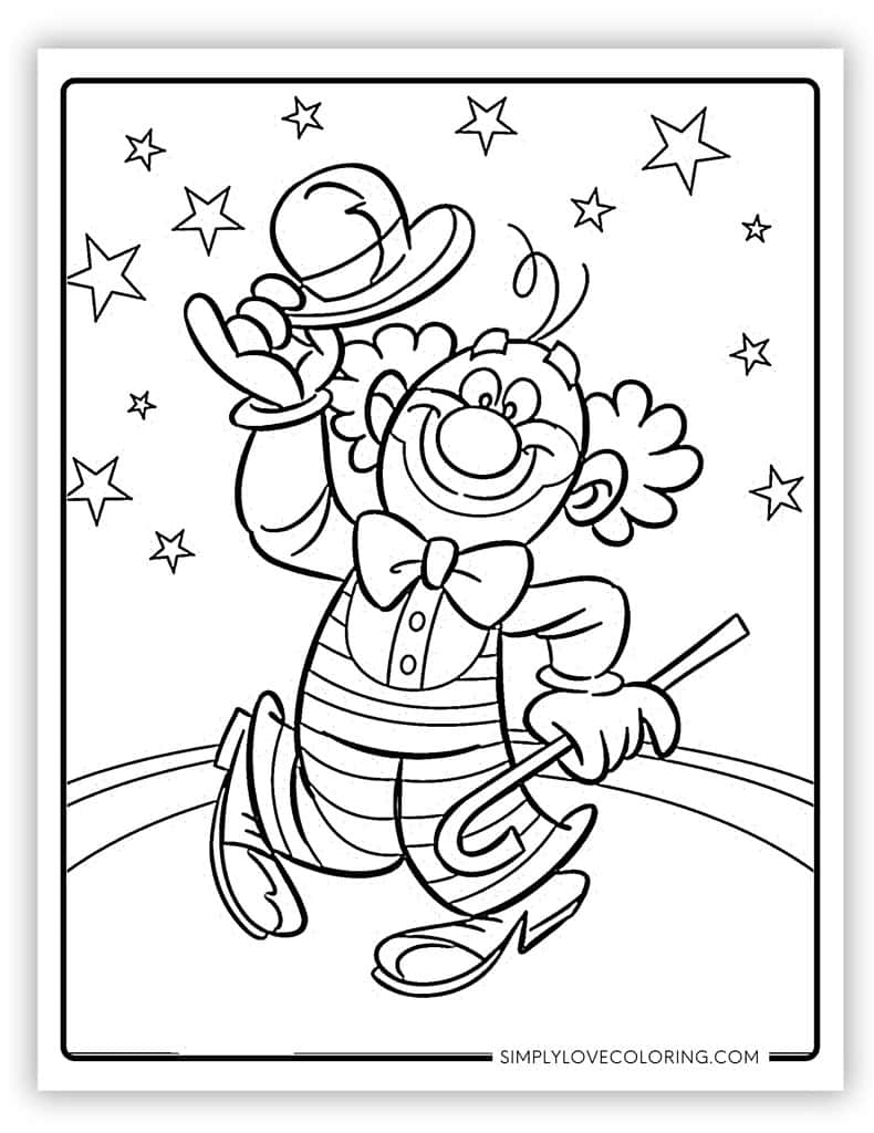 36 Circus Coloring Pages Free PDF Printables Simply Love Coloring