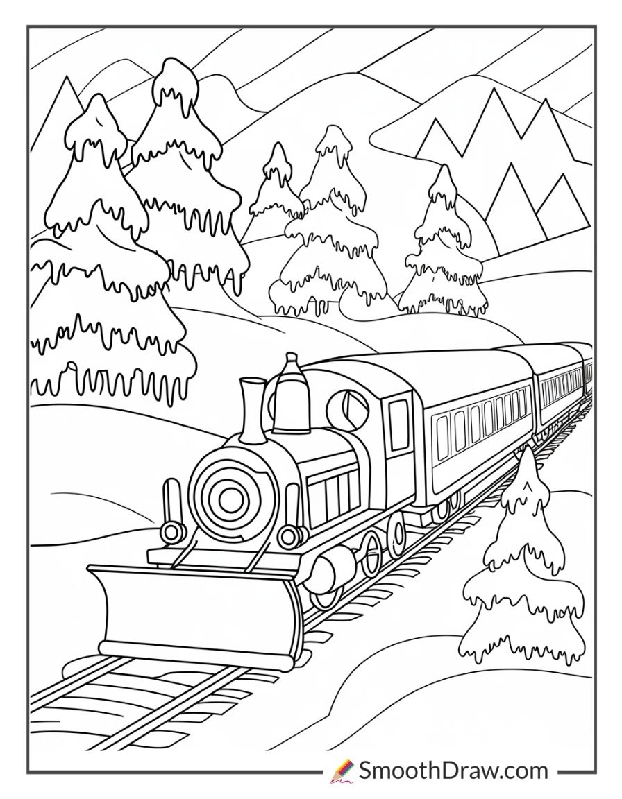 36 Train Coloring Pages Smooth Draw