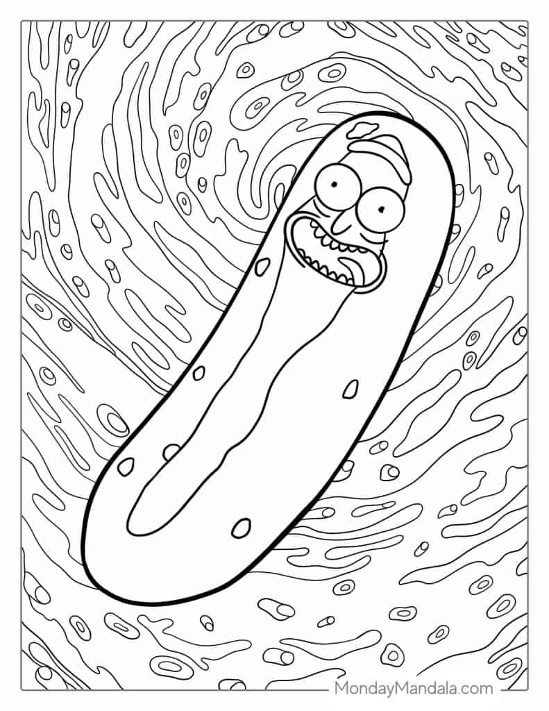 rick and morty coloring pages rick and morty coloring pages