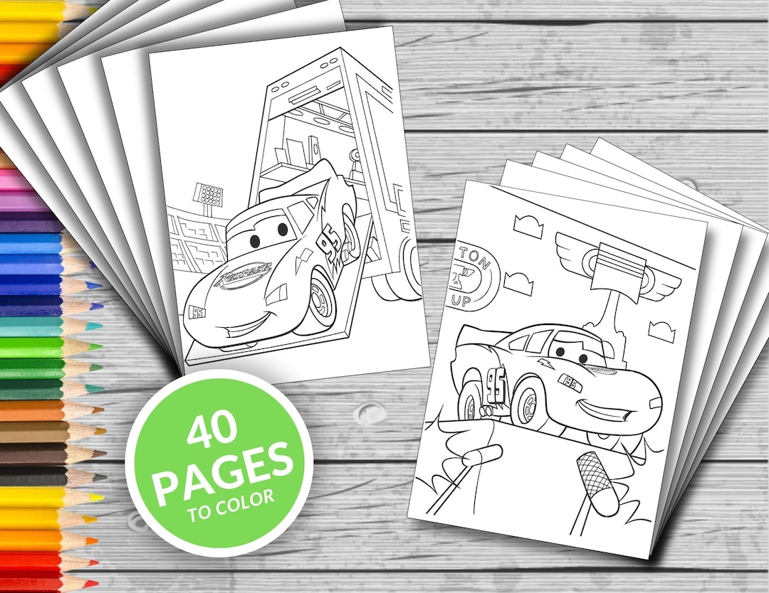 lighting mcqueen coloring pages