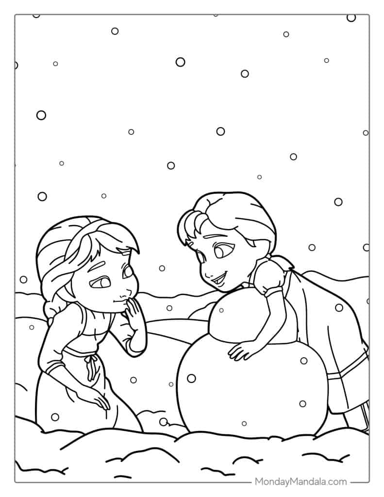 40 Elsa Coloring Pages Free PDF Printables 