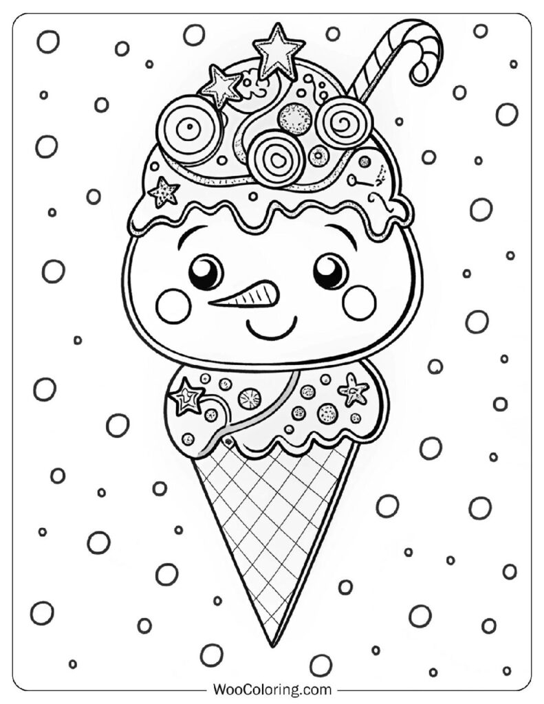 40 Ice Cream Coloring Pages Free PDF To Print Woo Coloring